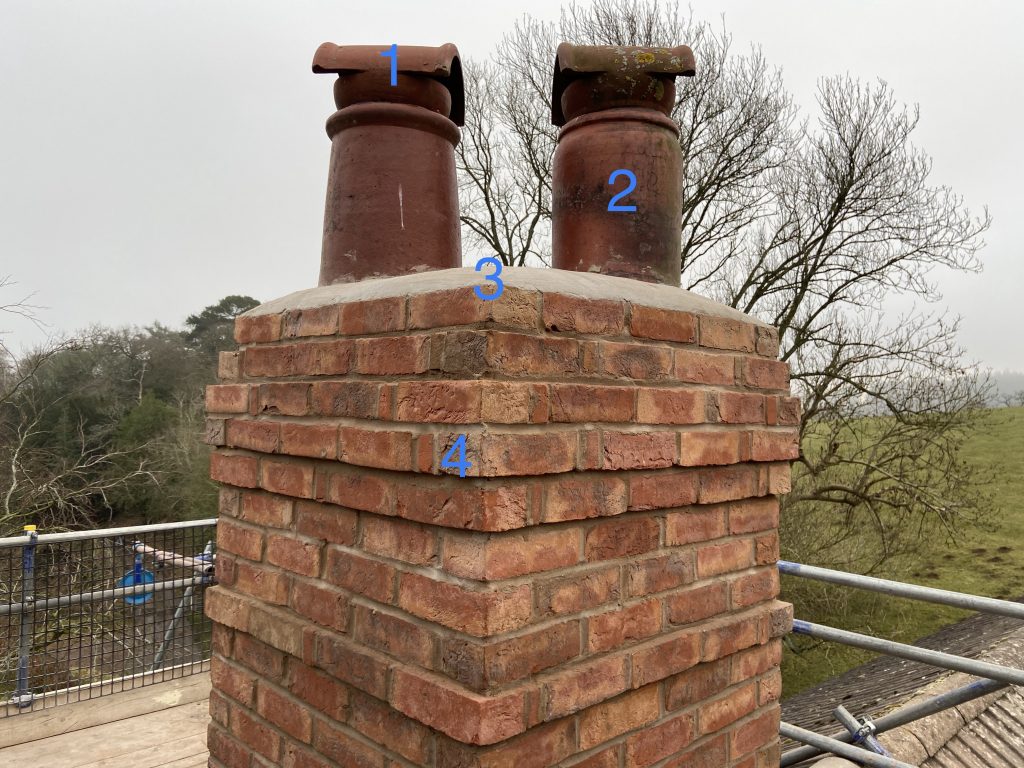 rebuilding a period chimney